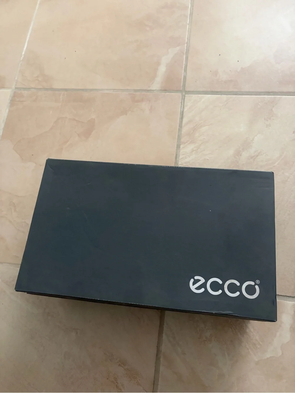 Ecco Black Leather Work Oxford Shoes for Men